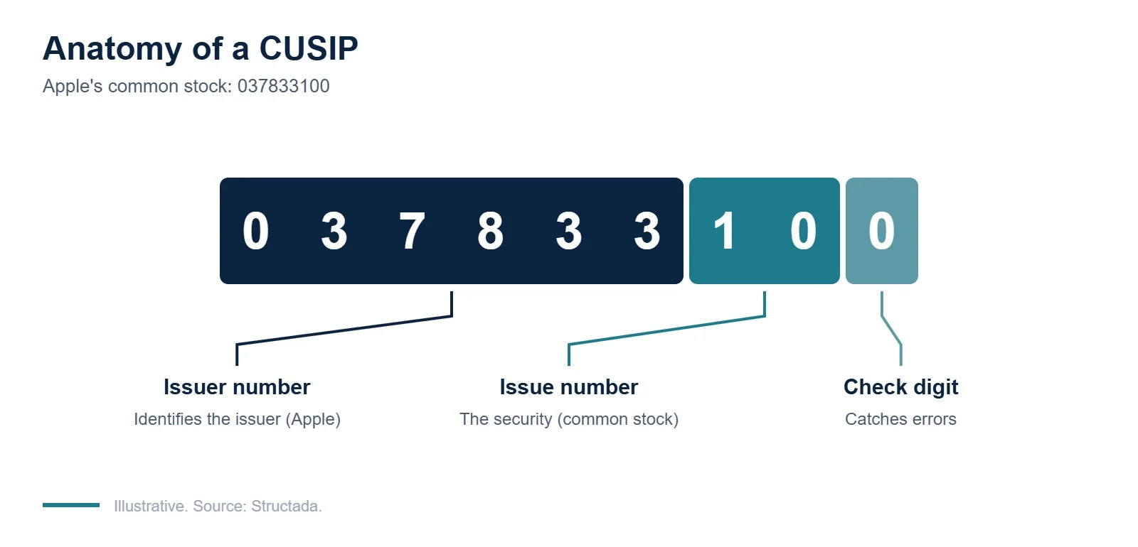 Anatomy of the CUSIP 037833100